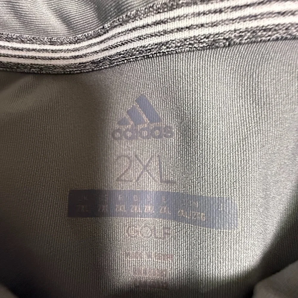 adidas Men’s Gray Performance Polo